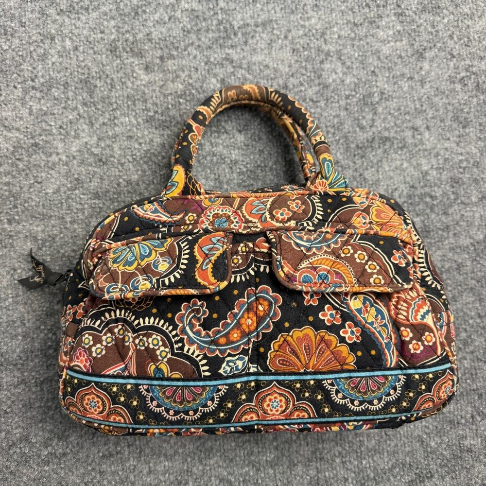 Vera Bradley Kensington Design Brown Hand Bag